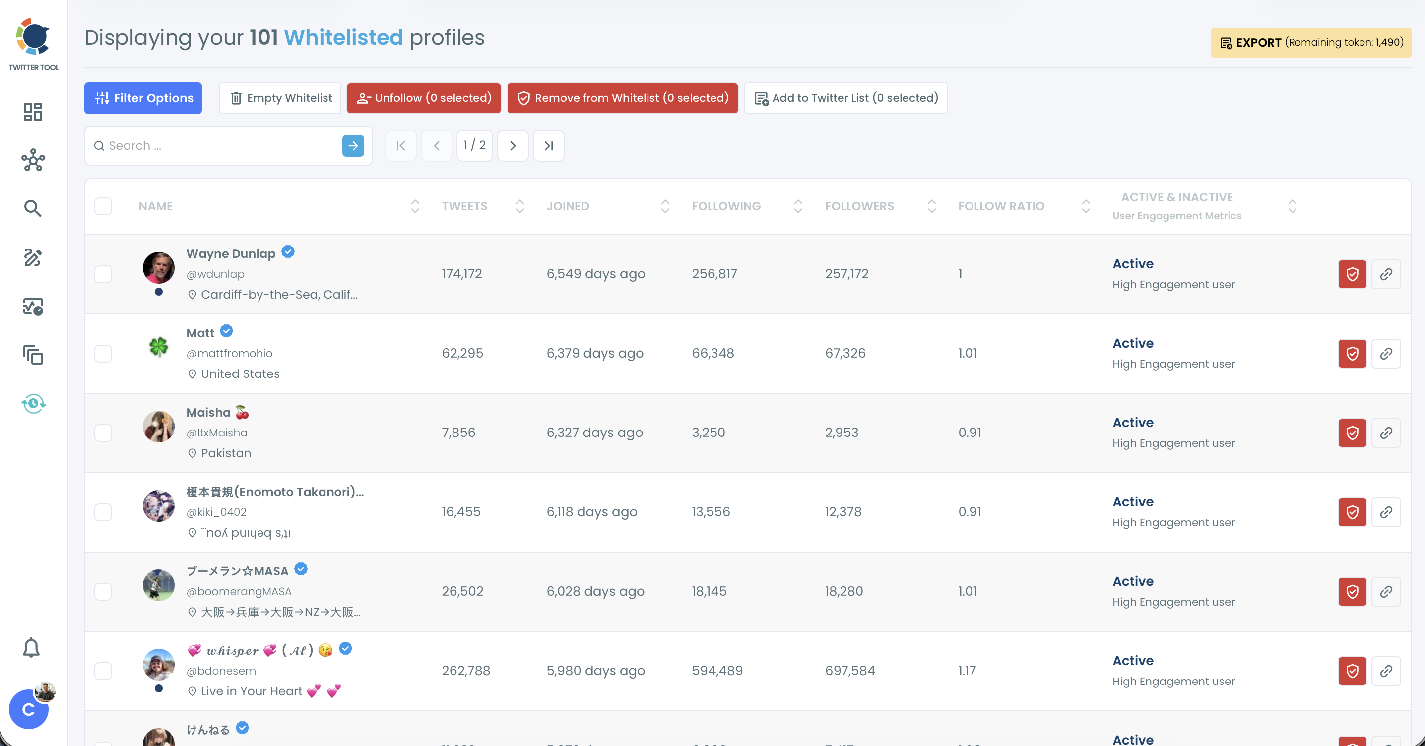 Whitelist